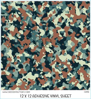 Camo Printed Vinyl Sheet