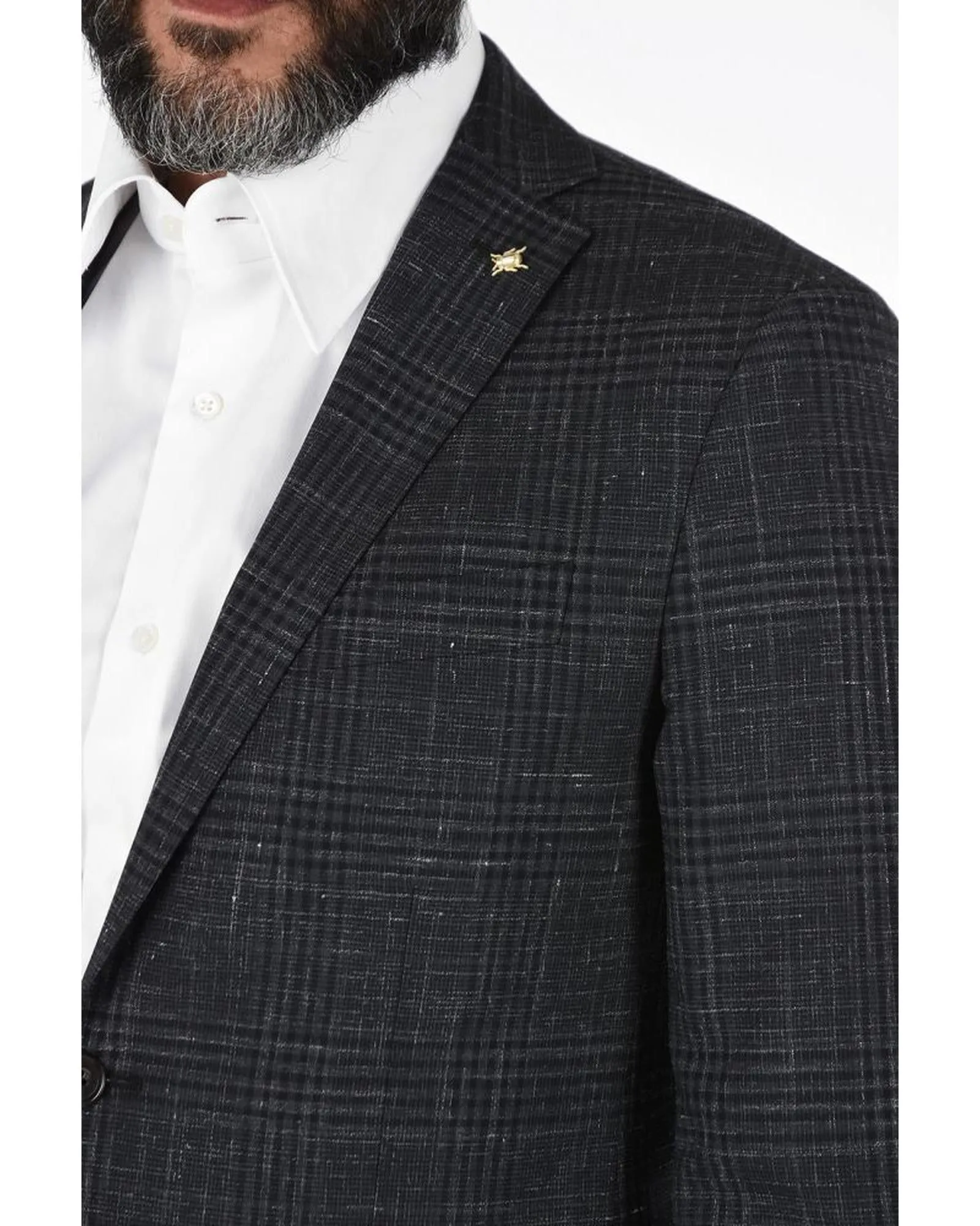 Corneliani Men's Classic Fit Blazer in Black