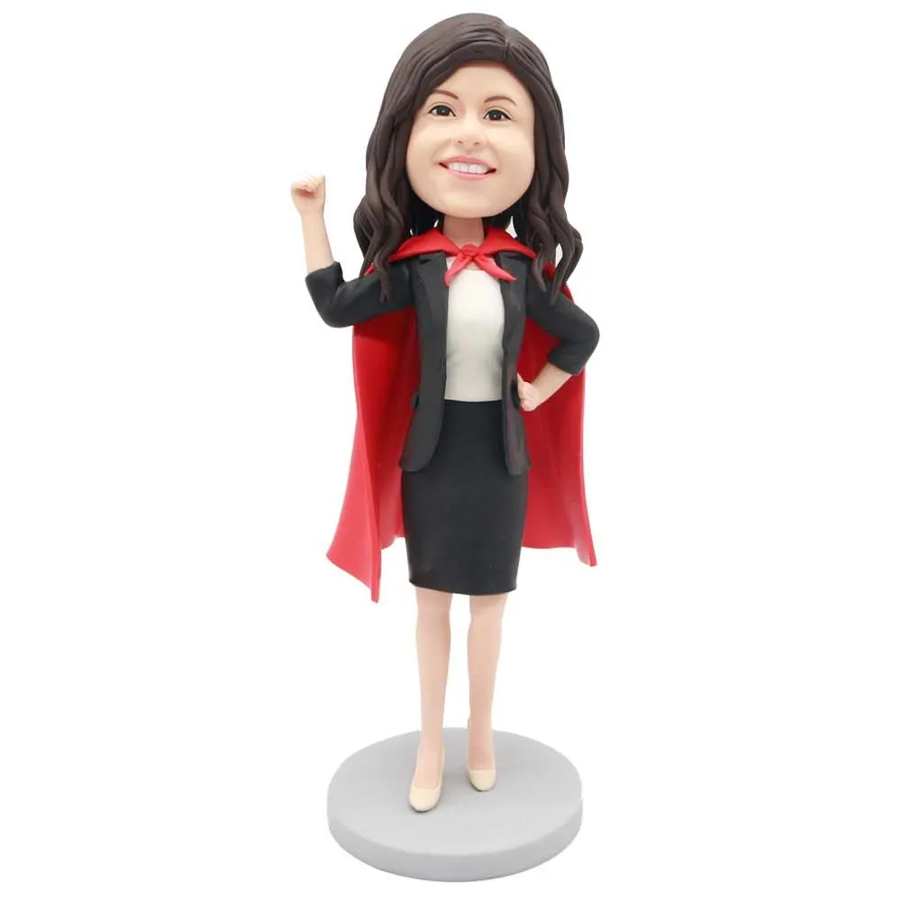 Custom Super Female Office Boss Bobblehead