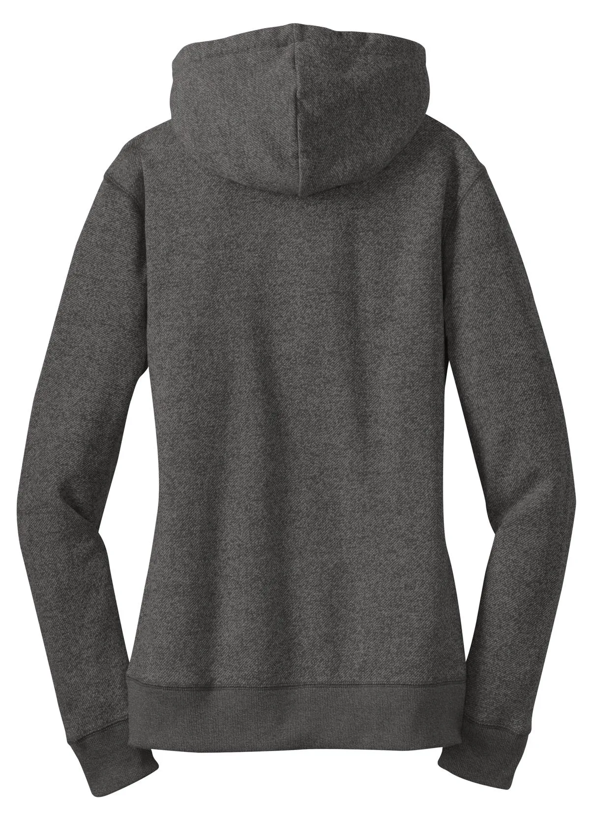 District Juniors Marled Fleece Full-Zip Hoodie DT292