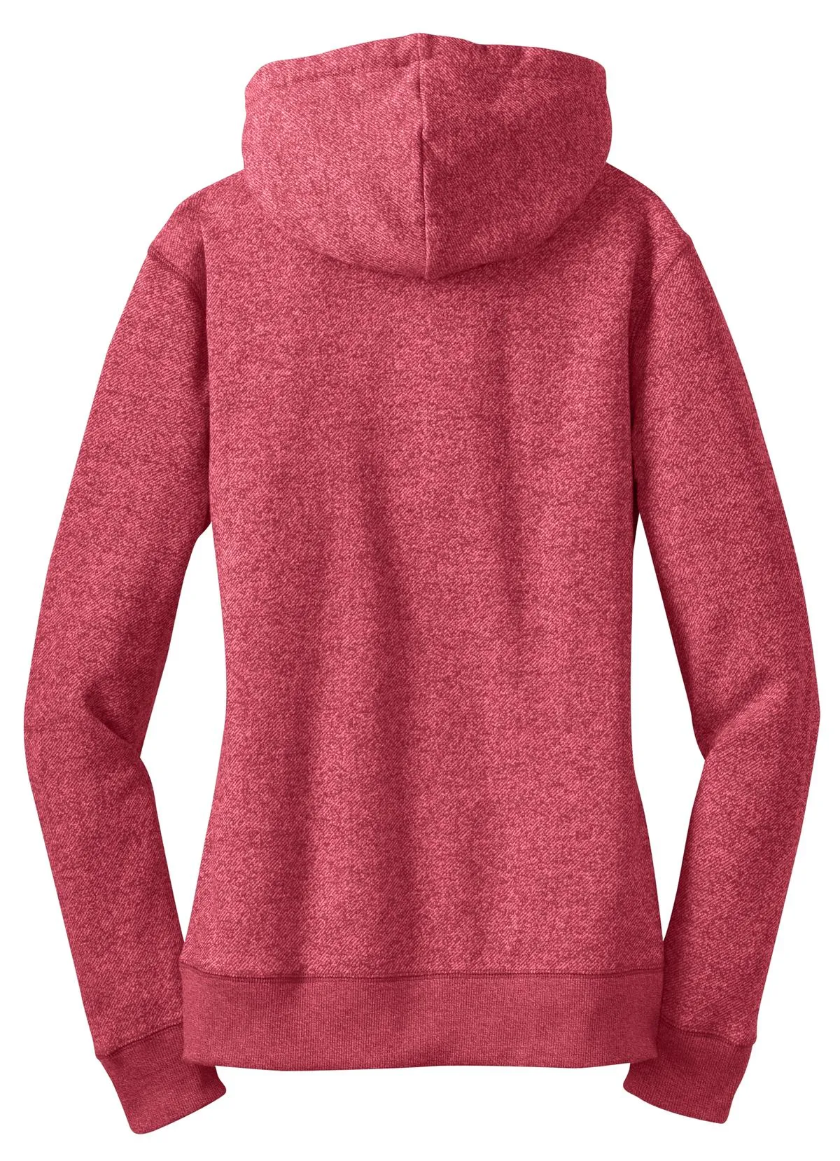 District Juniors Marled Fleece Full-Zip Hoodie DT292