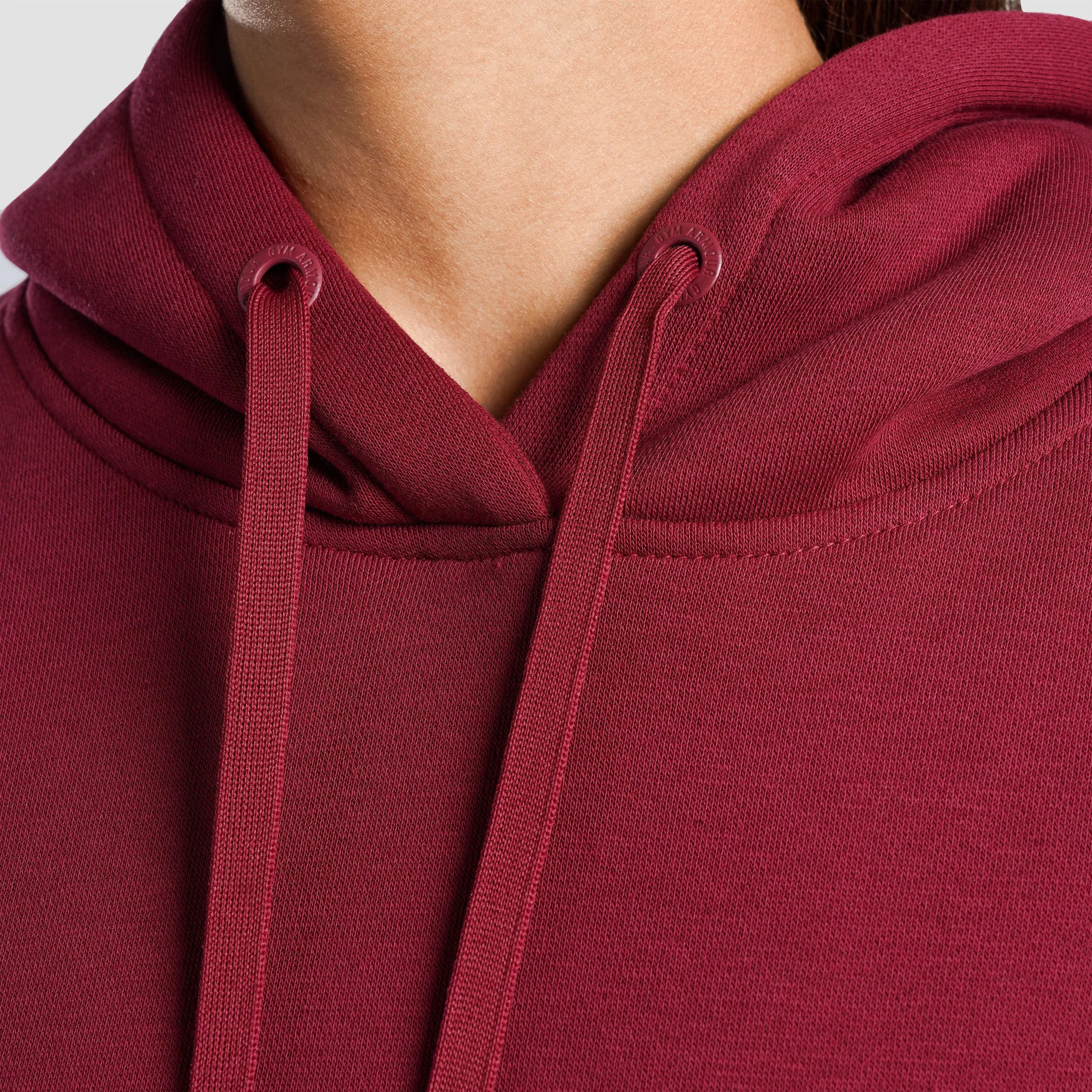 Essential Oversized Hoodie (Burgundy)