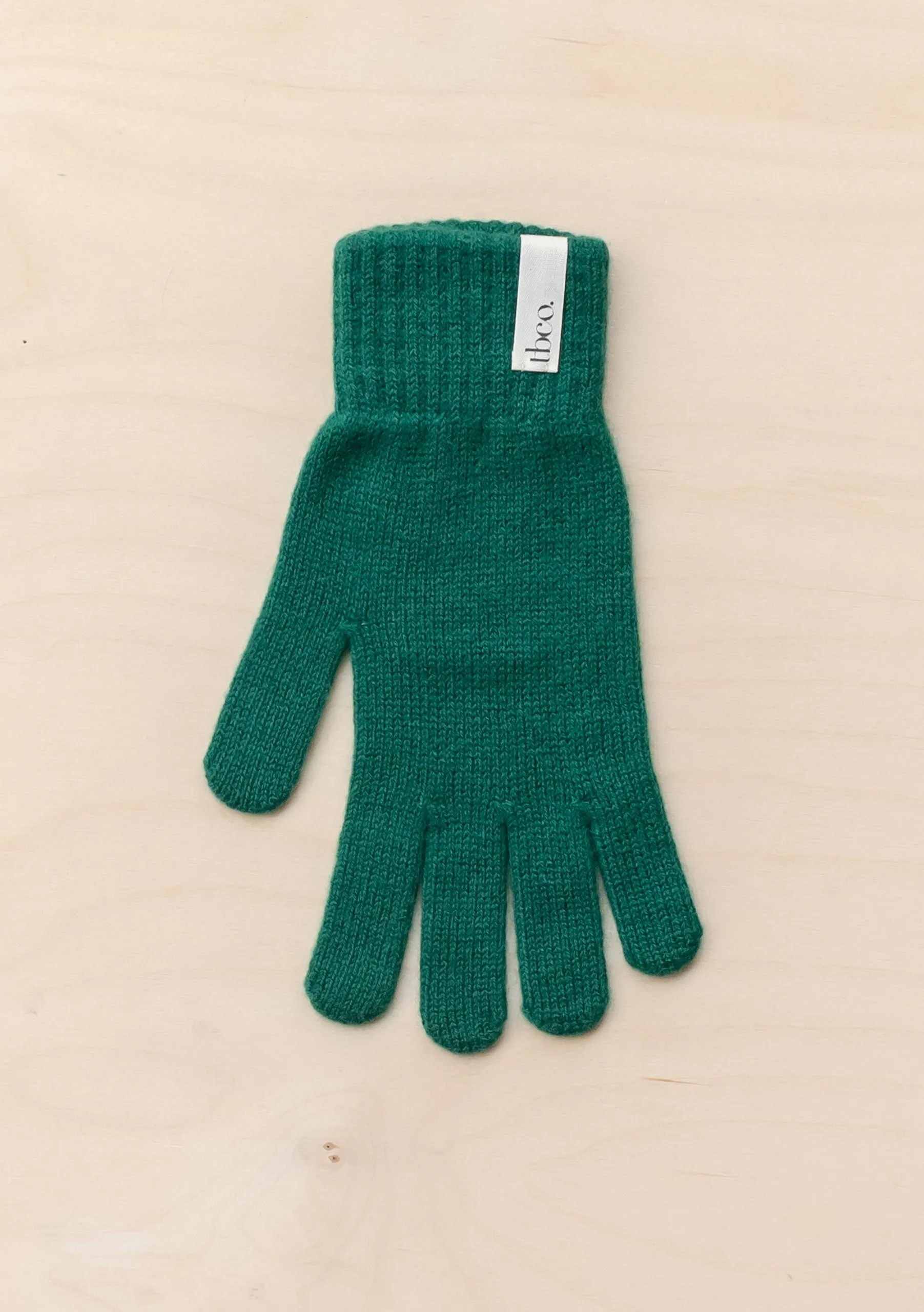 Men's Cashmere & Merino Gloves in Forest