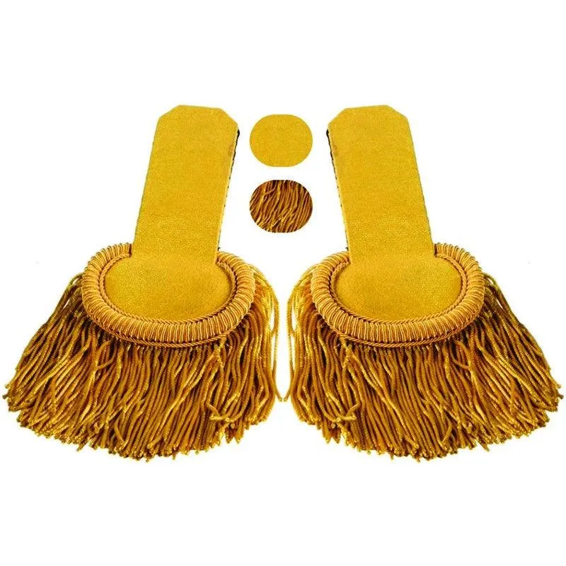 Military Uniform Epaulette Pair with Fringed