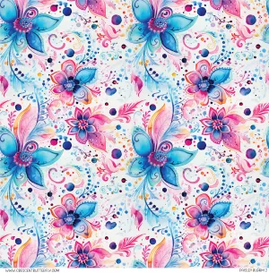 Paisley Bloom 2 Printed Vinyl Sheet/Wrap