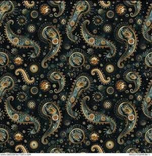 Paisley Steampunk 11 Printed Vinyl Sheet/Wrap