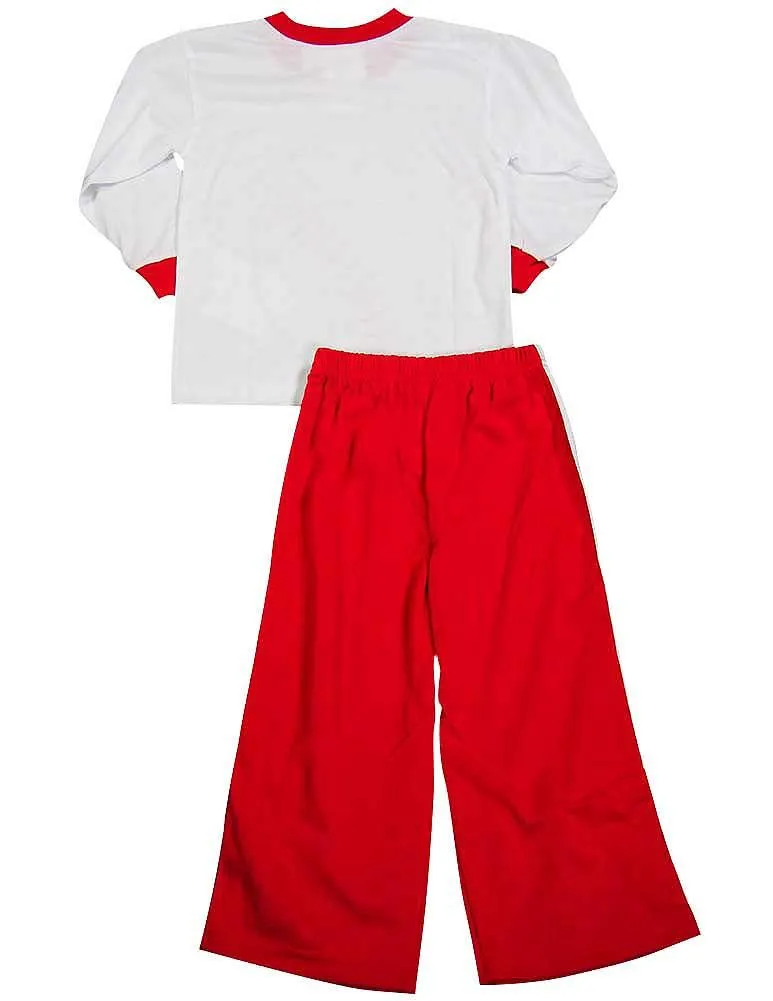 Sara's Prints Boys Long Sleeve Graphic Print 2 Piece Pajama Set - Flame Resistan, 38113