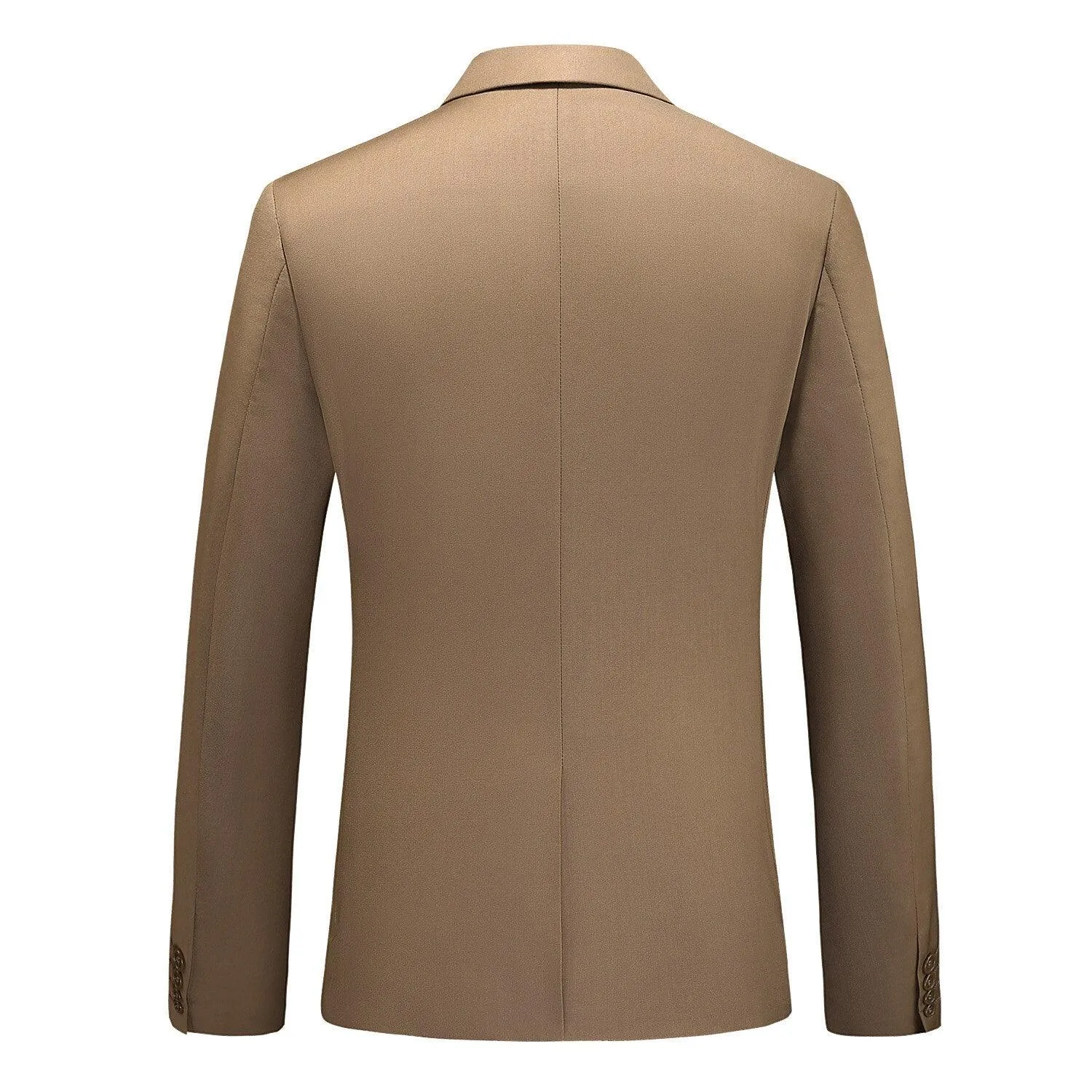 Solide Business Formale Hochzeit Klassische Slim Fit