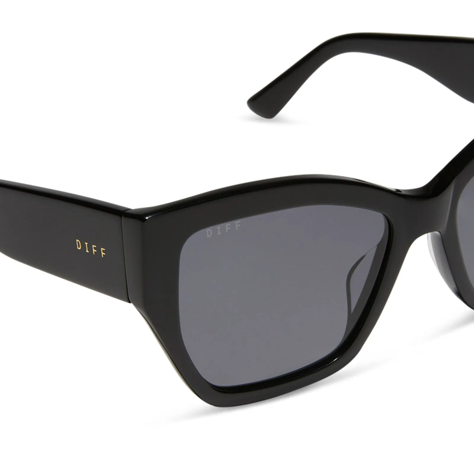 VIVIENNE - BLACK   GREY   POLARIZED SUNGLASSES